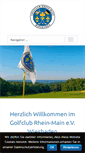 Mobile Screenshot of golfclubrheinmain.de