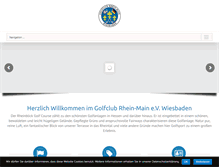 Tablet Screenshot of golfclubrheinmain.de